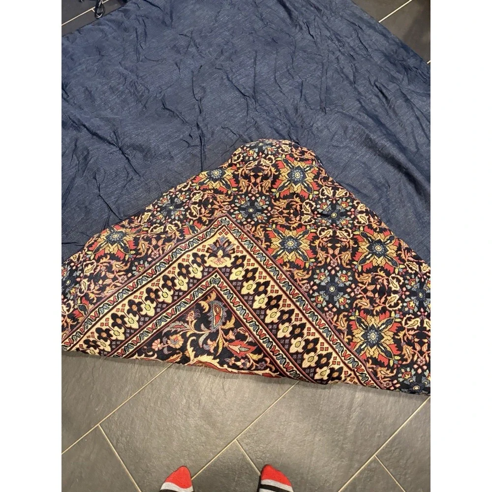 Rare Ralph Lauren Sateen Tapestry Poet Society Full / Queen Comforter. - Picture 6 of 6